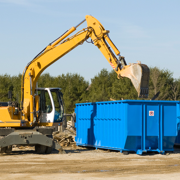 are there any restrictions on where a residential dumpster can be placed in Sargent GA